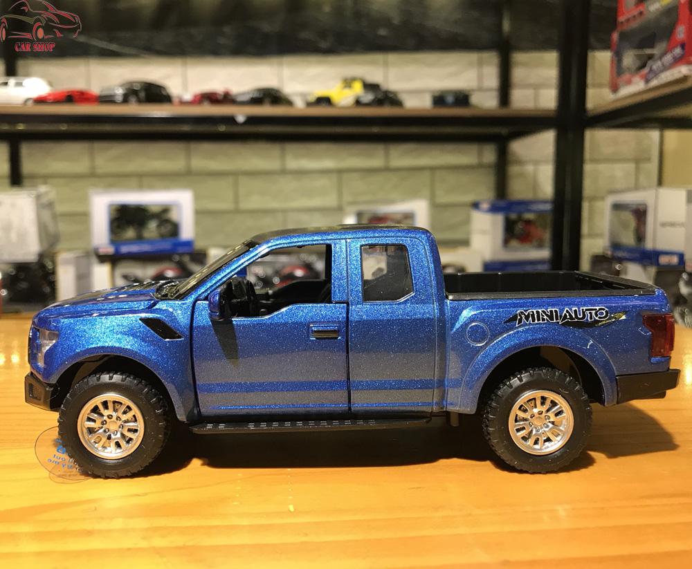 Xe mô hình Ford F150 Raptor Pickup Maisto 124  Blue Mô Hình