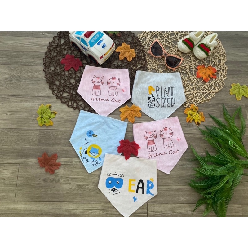 yếm cotton cho bé sơ sinh