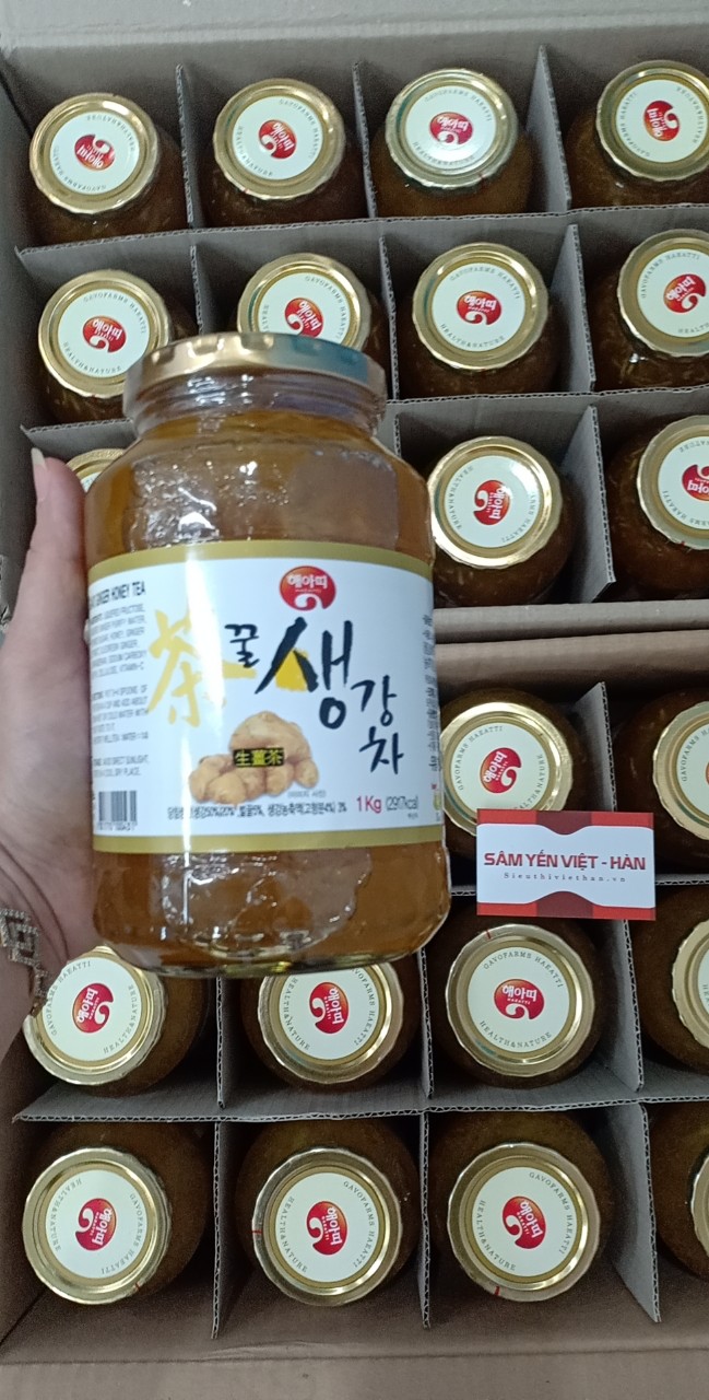 [HCM]MẬT ONG GỪNG HÀN QUỐC - HŨ 1KG