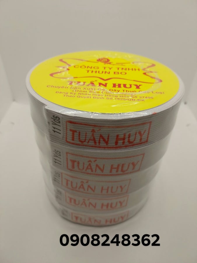 Thun may quần áo cuộn 10 mét ( 1,5 . 2cm . 2.5 ,3cm
