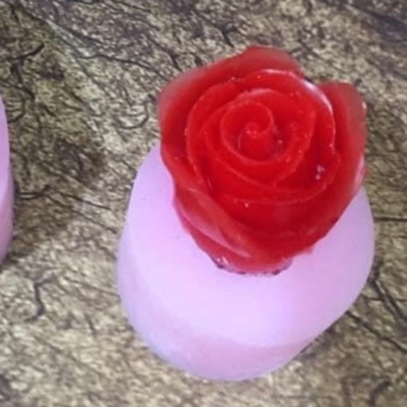 Khuôn Làm Thạch 4D Hoa Hồng Búp