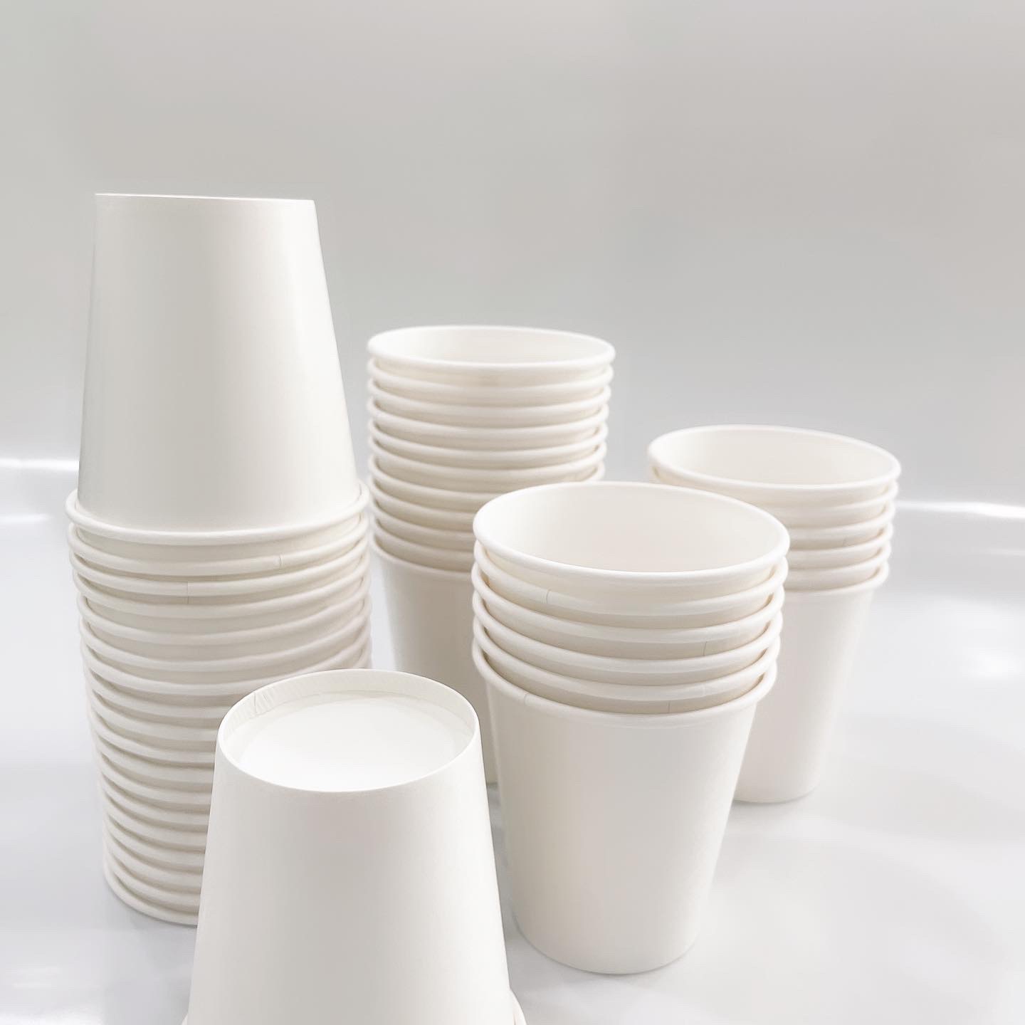 [KV] Ly giấy 10oz~295ml - Lốc 50 ly giấy trơn
