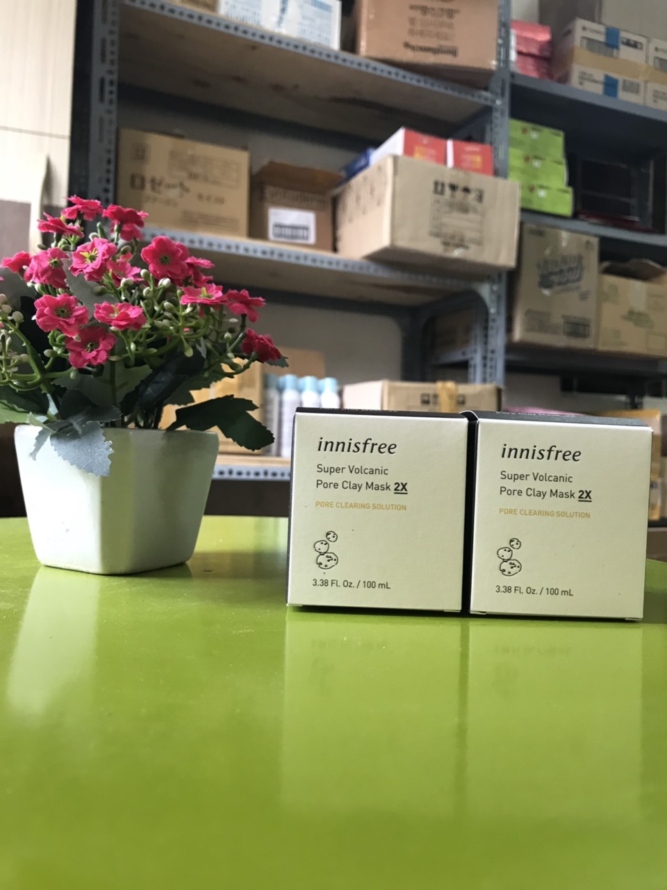 Mặt Nạ Đất Sét Innisfree Super Volcanic Pore Clay Mask 2X 100ml