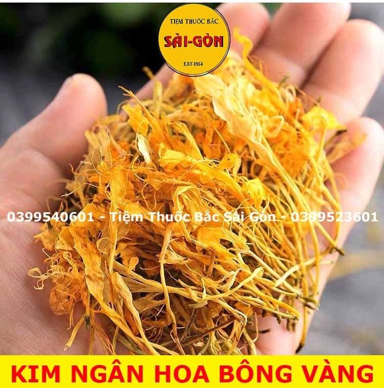 Kim Ngân Hoa Vàng VN 100g (Khô, thơm, ngon, hàng mới)