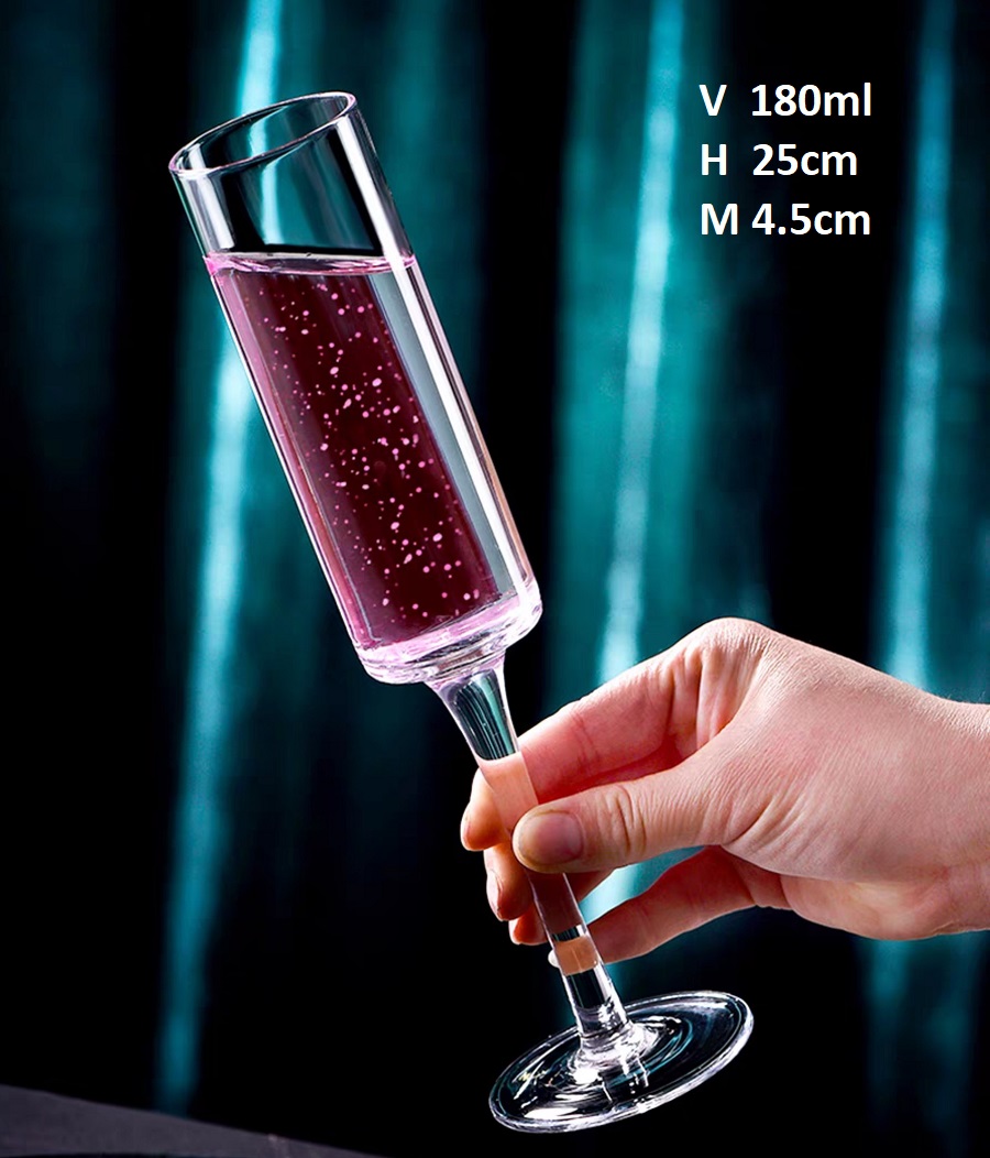 Ly rượu vang sâm panh pha lê, cốc uống vang đỏ wine glass