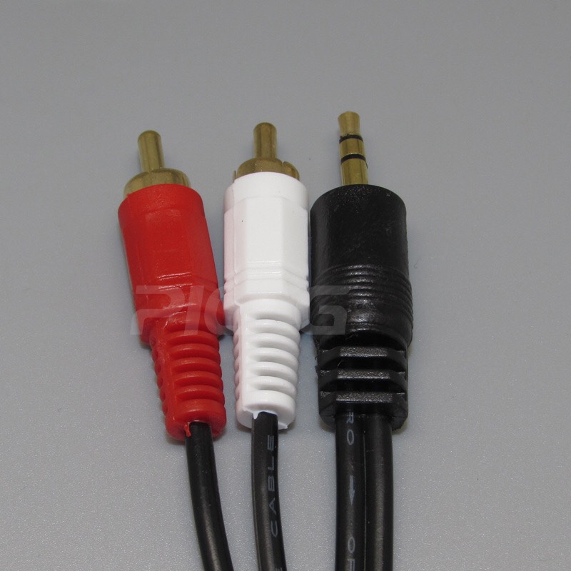 Dây Cáp Bông Sen Jack 3.5 Ra 2  Đầu AV dài 3M