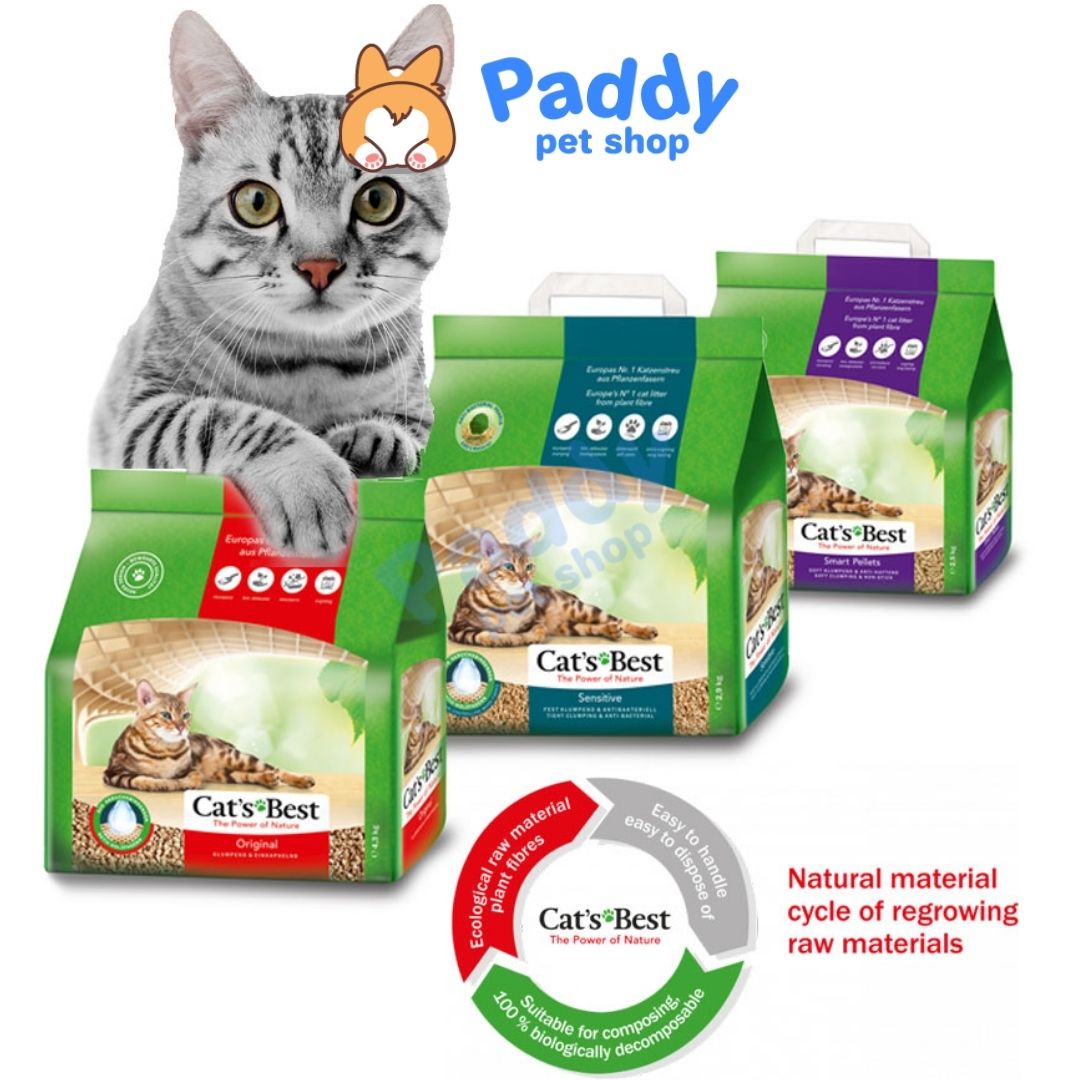 Cát Vệ Sinh Gỗ Cat s Best Cho Mèo Siêu Thấm Hút & Kháng Khuẩn