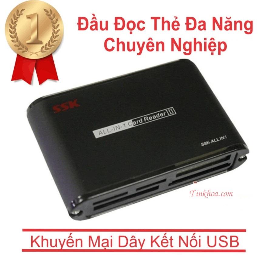 Đầu đọc thẻ nhớ đa năng SSK hộp giấy