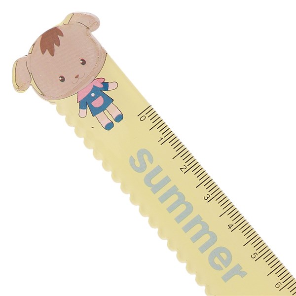 [HCM]Thước Kẻ Nhựa 15cm Có Răng Cưa - Summer