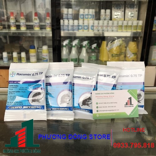 Thuốc diệt chuột dạng bột Racumin 0.75TP (gói 20g)