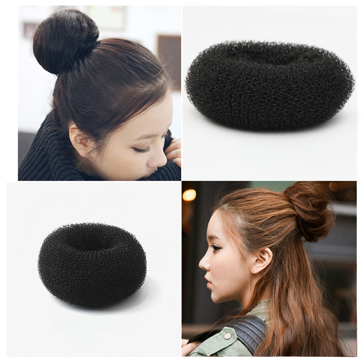 Garlic bulbs for puffy hair to support buns