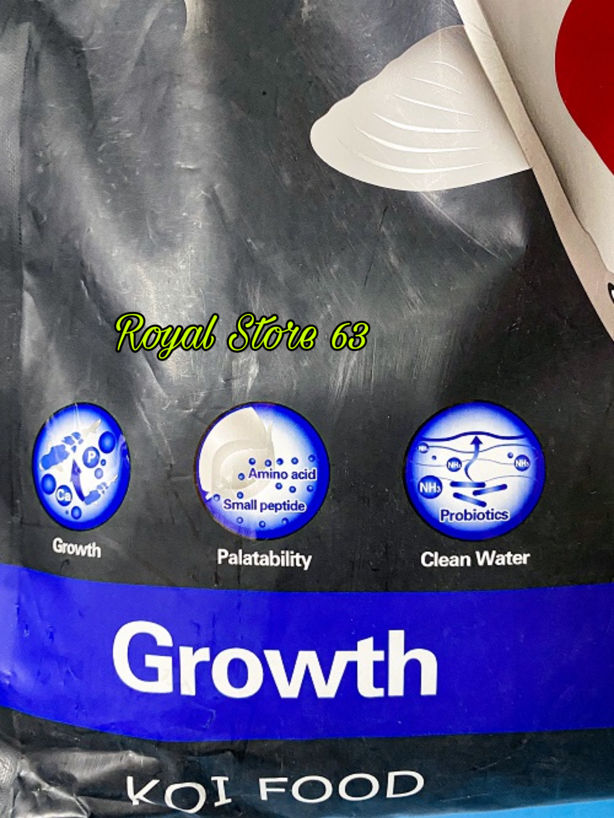 Aquamaster Growth (Xanh Dương) thức ăn cho cá Koi (Chiết lẻ túi 5kg)