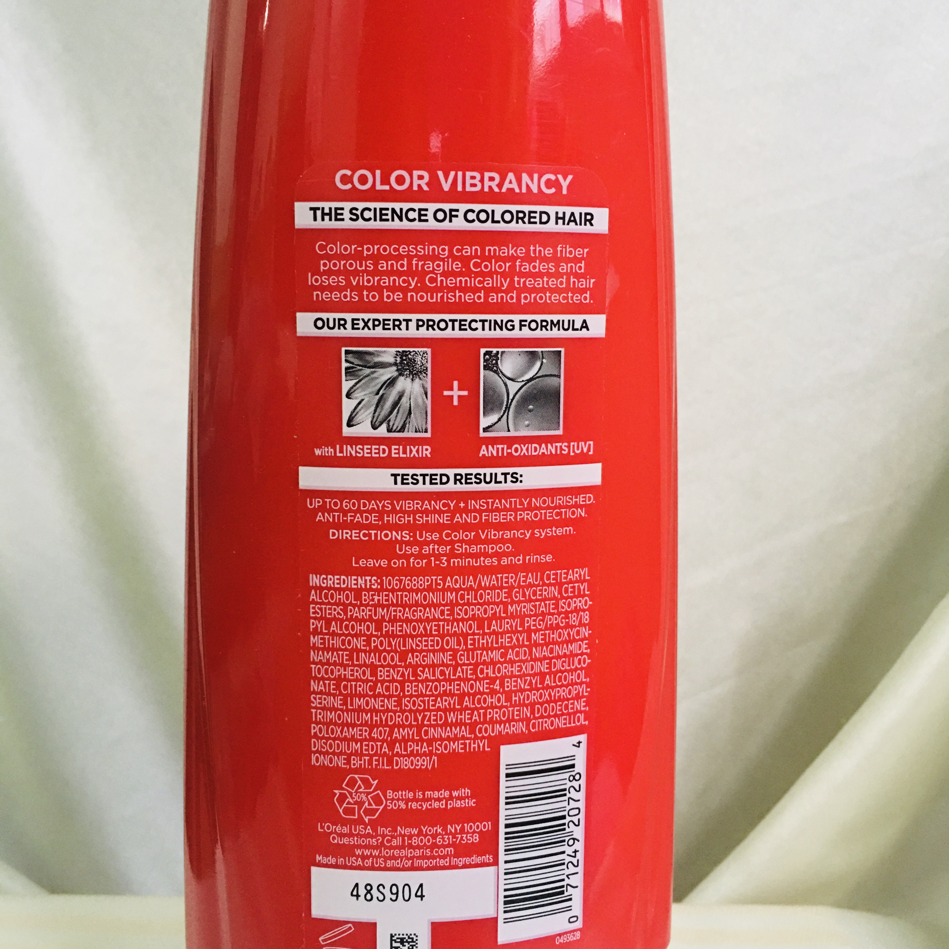 [HCM]DẦU XẢ DÀNH CHO TÓC NHUỘM LOREAL ELVIVE COLOR VIBRANCY