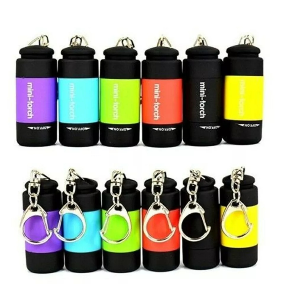 (MINI TORCH ) Đèn pin kiêm móc khoá mini chông nước loại tốt  - đèn pin siêu sáng - đèn pin mini - den pin cam tay - đèn bão