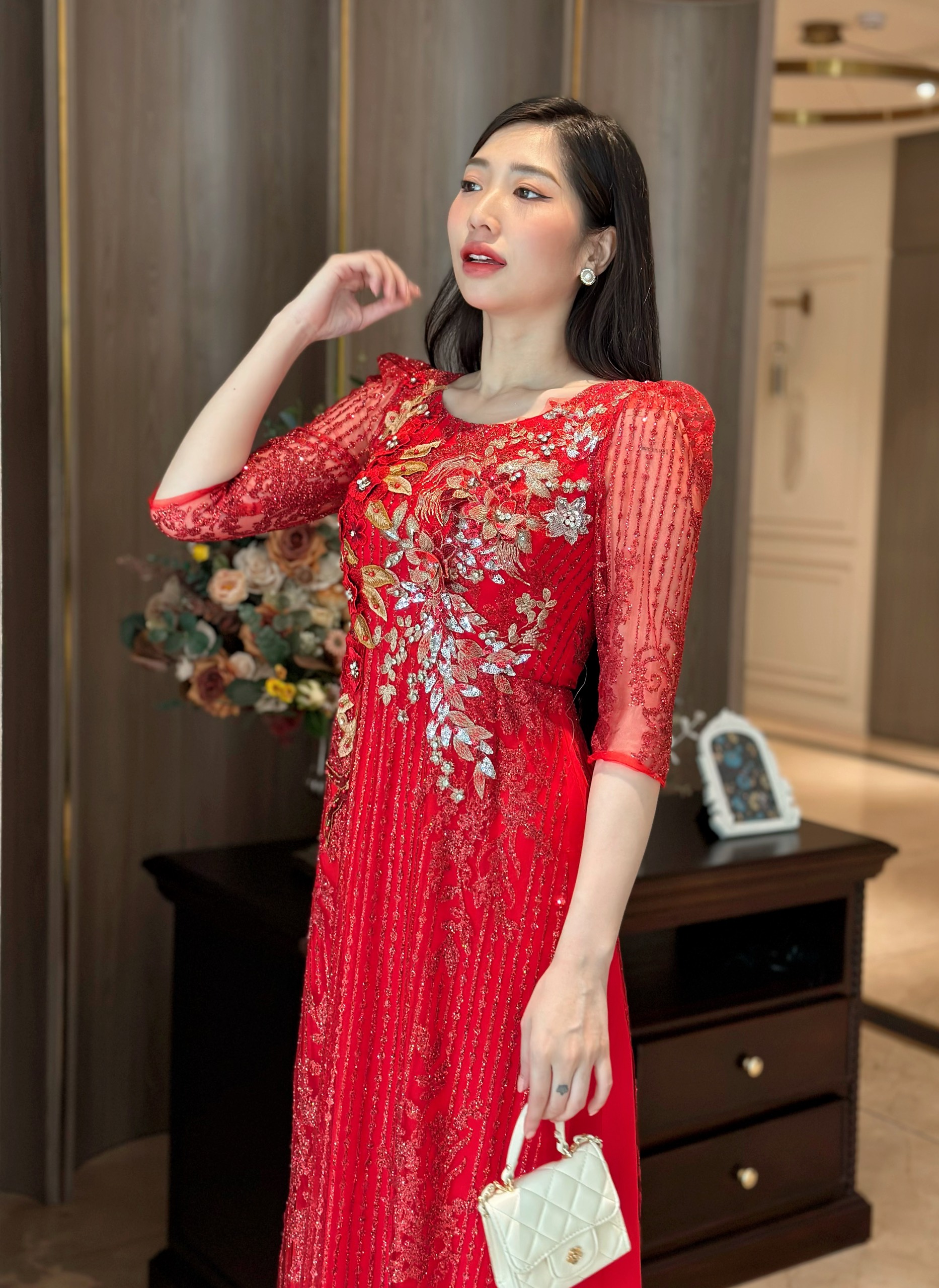 Đầm nữ dự tiệc, thiết kế sang trọng
