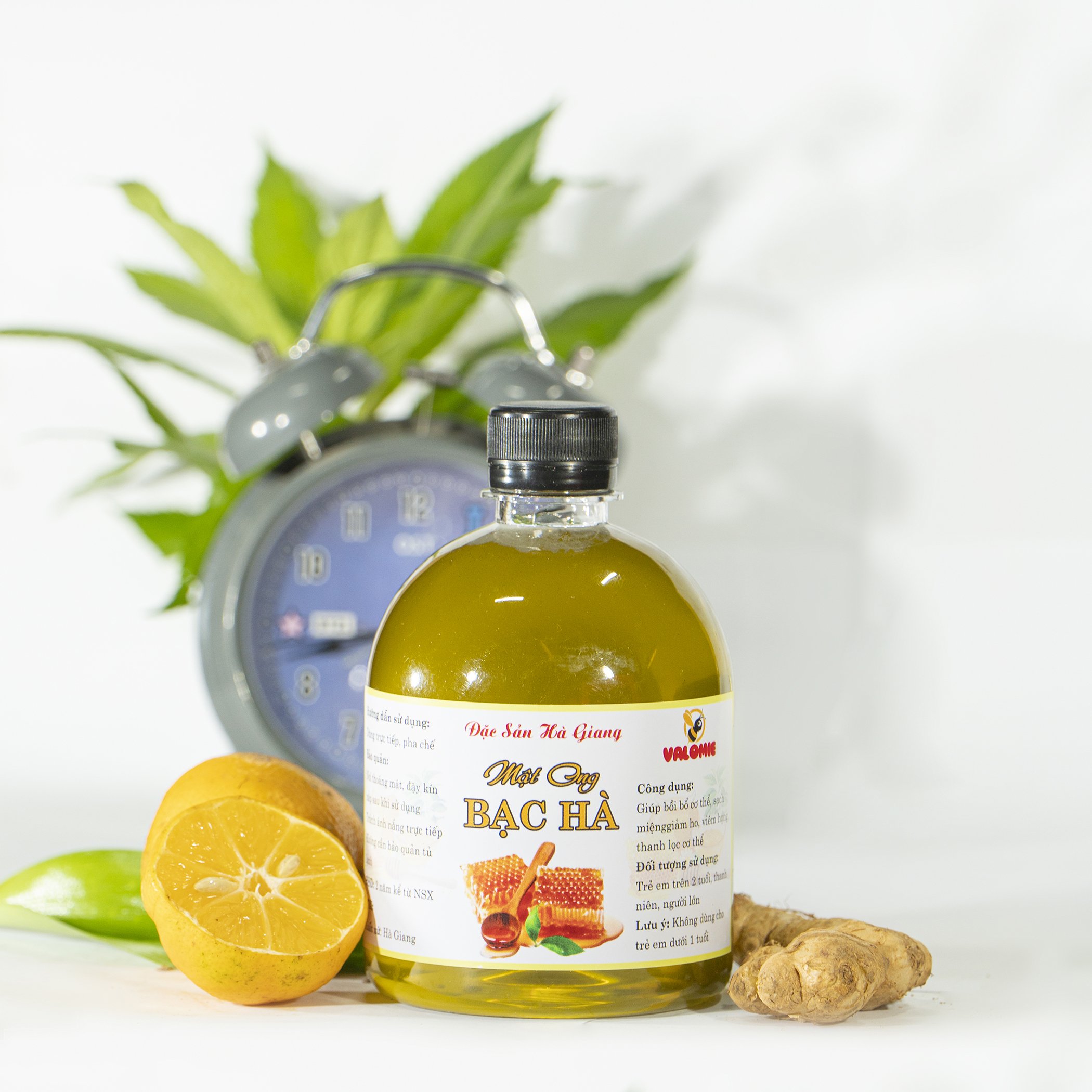 Mật Ong Hoa Bạc Hà  chai 500 ml VALOMEE