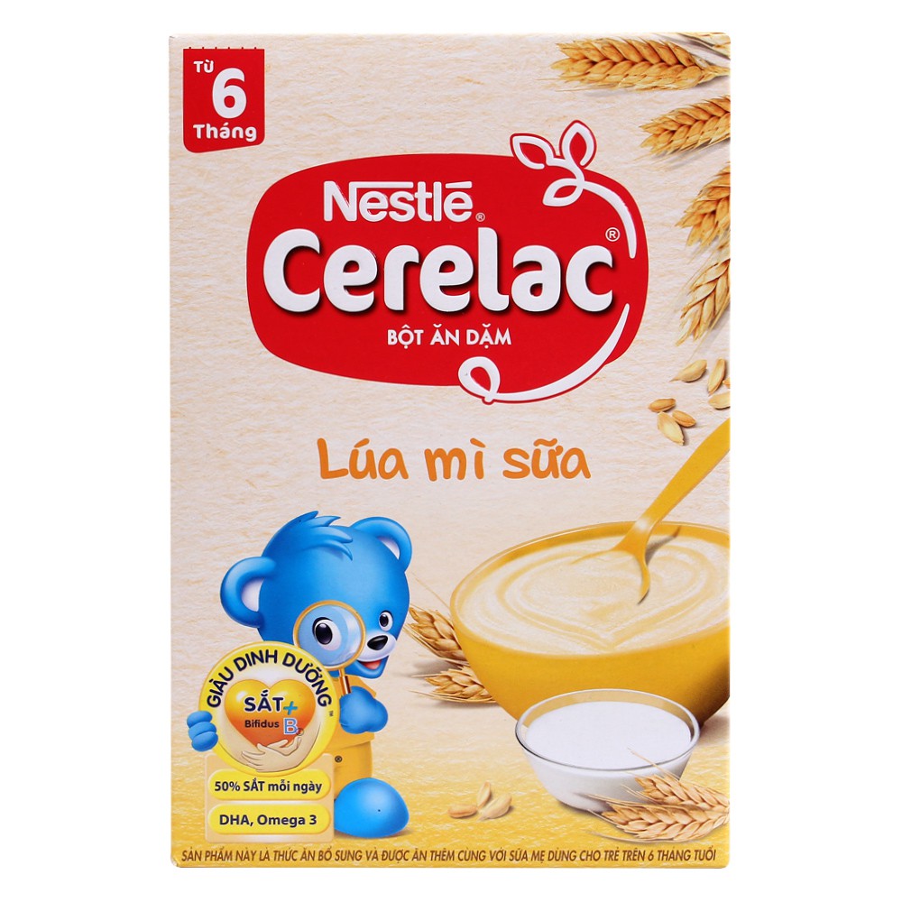 Bột ăn dặm Nestle CERELAC ( MẪU MỚI ) 200g Đủ Vị [HSD 2024]