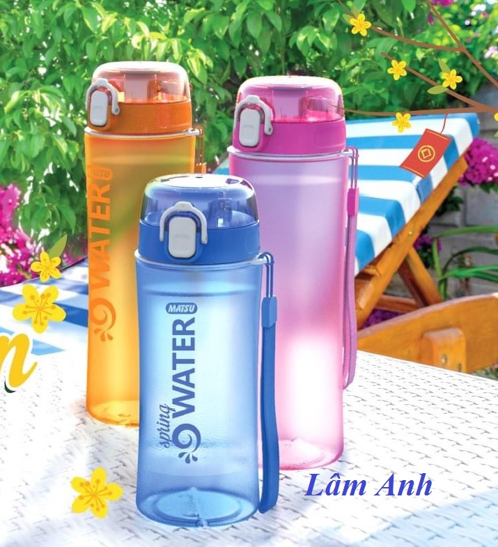 Bình Nước Thể Thao SPORT 500ML Nhựa PP An Toàn Cho Sức Khỏe