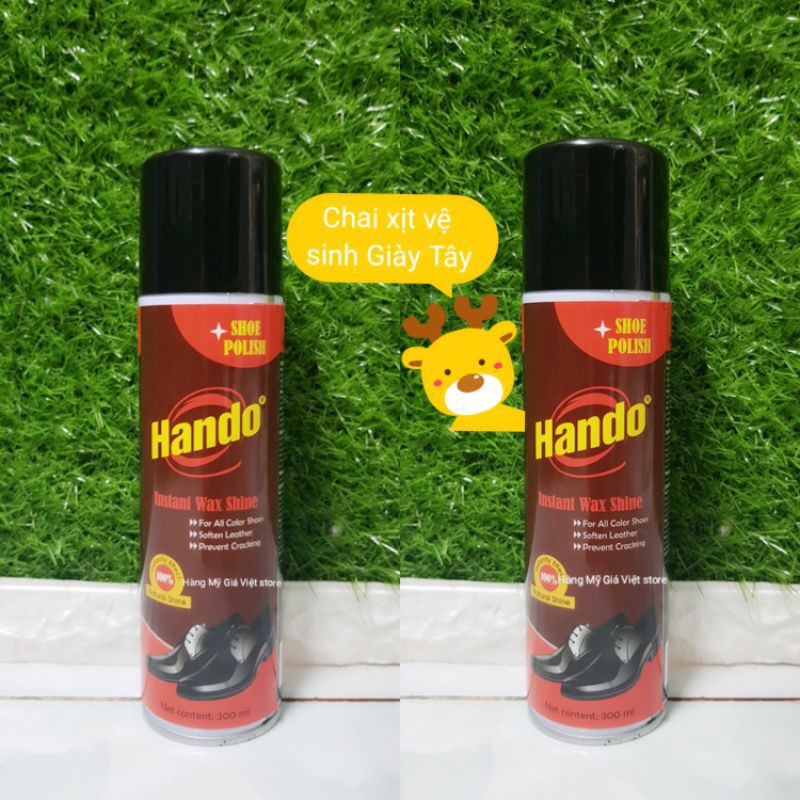 Chai xịt vệ sinh giày da - giày tây - chai 300ml