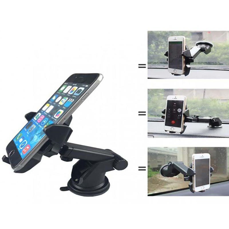 GIÁ ĐỠ KẸP ĐIỆN THOẠI TRÊN XE HƠI, Ô TÔ Ở MỌI VỊ TRÍ, KÉO GẤP THU GỌN Góc xoay 360 độ, dùng được cho Ô TÔ và BÀN LÀM VIỆC,Tương thích với hầu hết các điện thoại thông minh hiện nay