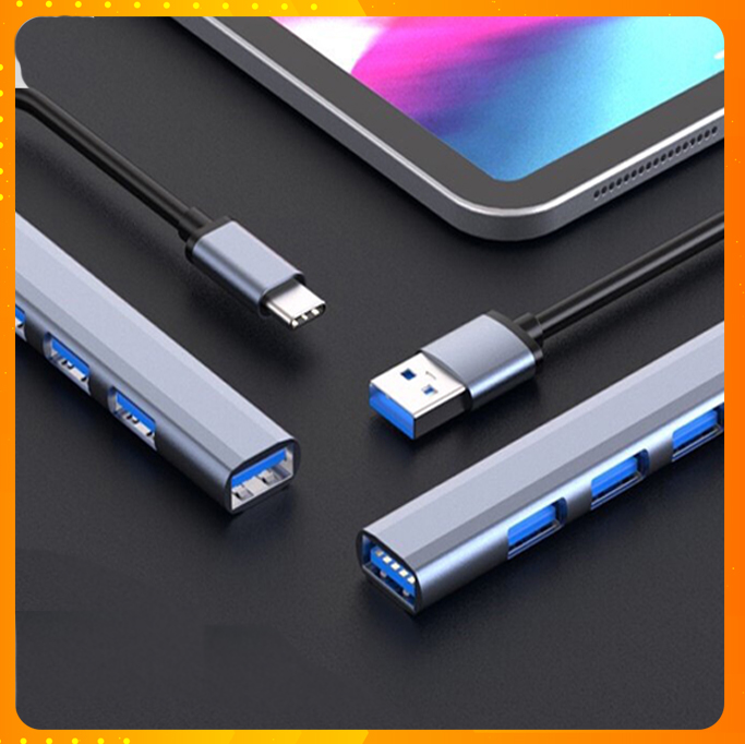 Bộ chia cổng Hub USB và Hub TYPE C ra 4 cổng USB
