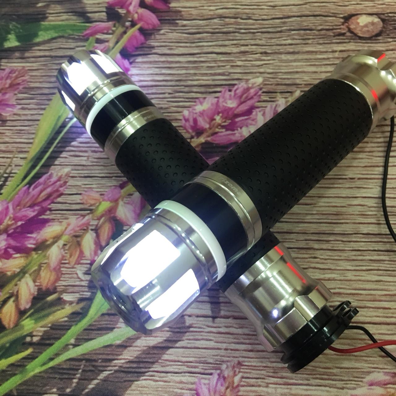 [ĐẸP CHẤT LUÔN]  Bộ 2 bao tay gù xoay đèn led 2 phần đầu siêu chất