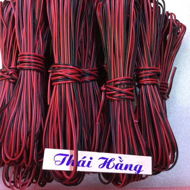 DÂY ĐIỆN ĐÔI 0.2 LI (5 CUỘN 50 MÉT )