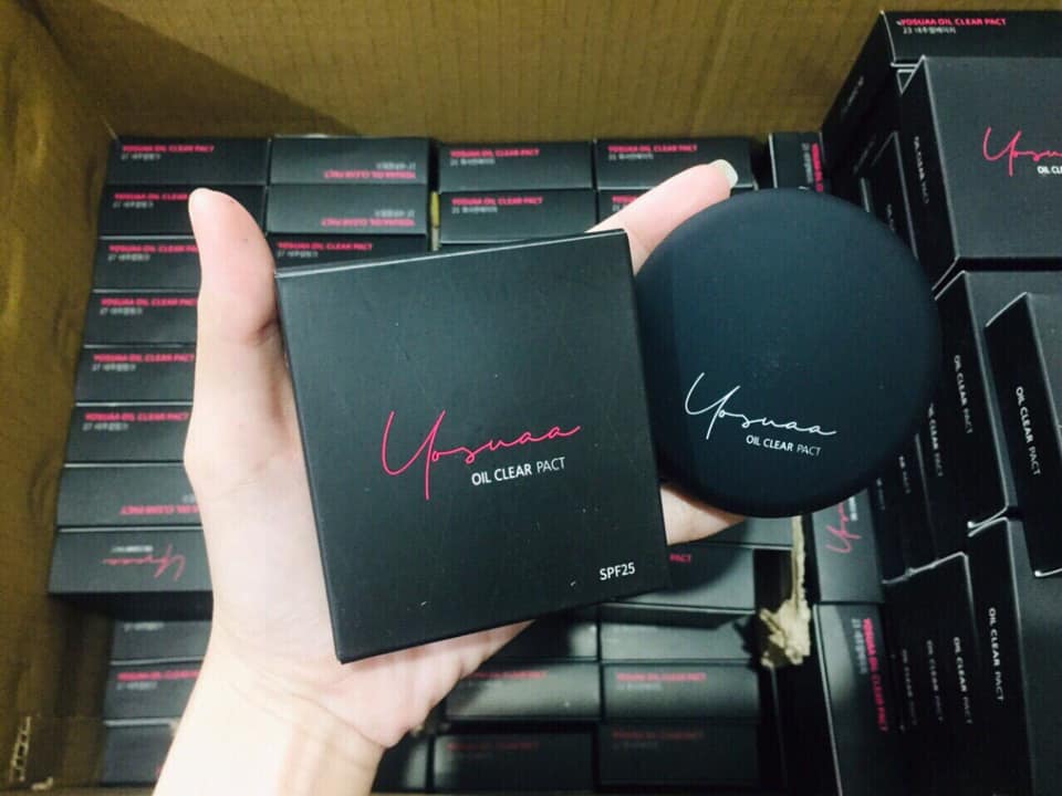 Phấn phủ nén kiềm dầu siêu mịn yosuaa oil clear pact spf25- 11824