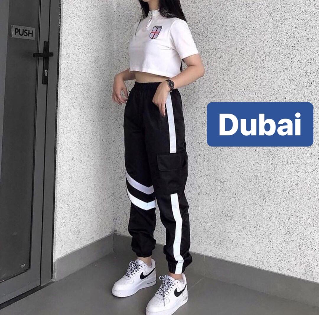 QUẦN JOGGER THỂ THAO NAM NỮ VIỀN SỌC PHẢN QUANG TÚI HỘP THOÁNG MÁT HÀN QUỐC CAO CẤP DB - DUBAI FASHION