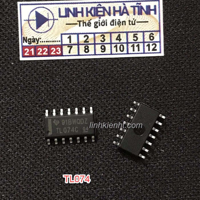 5 con ic tl074cdr tl074c tl074 074 sop-14 mới