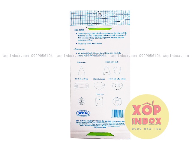 Thước Elip vẽ kỹ thuật EllipseTemplate E606