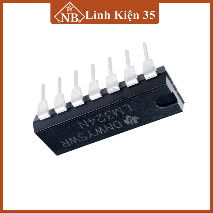 IC chức năng LM324 chân cắm DIP-14 (1 chiếc)