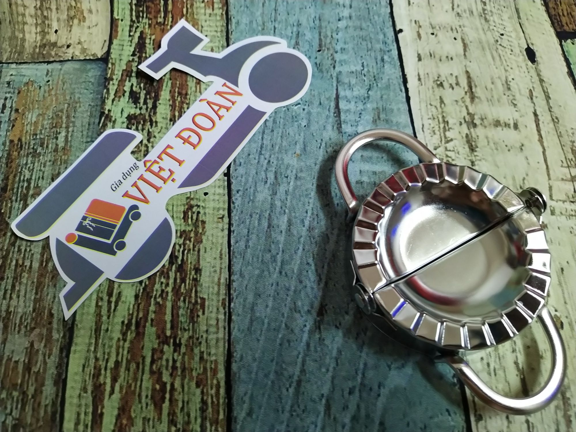 Khuôn bánh Xếp, Sủi Cảo, Há Cảo - INOX 304 Cao Cấp Dụng cụ làm bánh chuyên nghiệp dàng vệ sinh, bền bỉ, đa năng, dễ sử dụng. Phù hợp GIA ĐÌNH