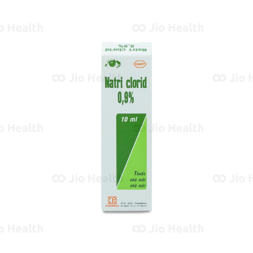 NƯỚC MUỐI SINH LÝ Pharmedic 0.9% vệ sinh mắt, mũi 10ml