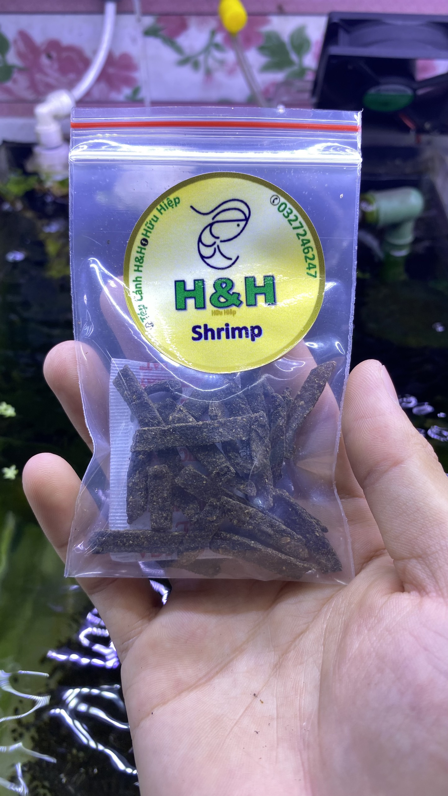 thức ăn đạm chuyên dụng cho tép cảnh