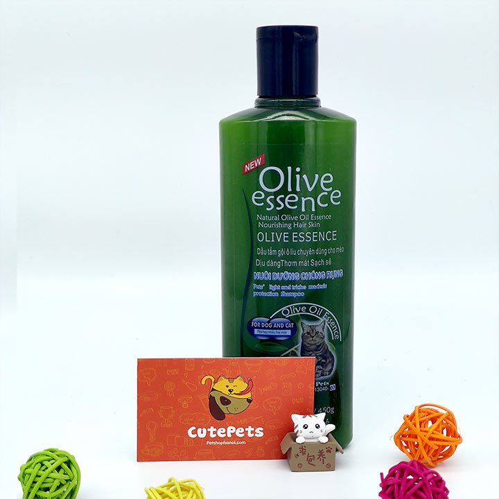 Sữa tắm cho chó mèo 450ml Olive Essence