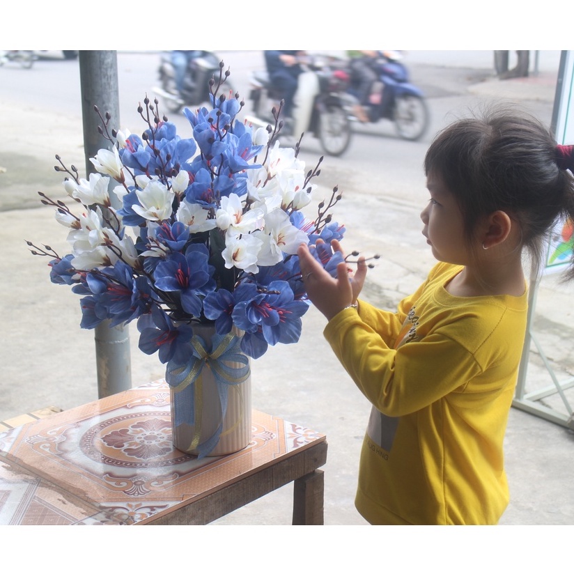 Hoa mộc lan cao cấp trang trí phong cách Bắc Âu- Hoa lụa