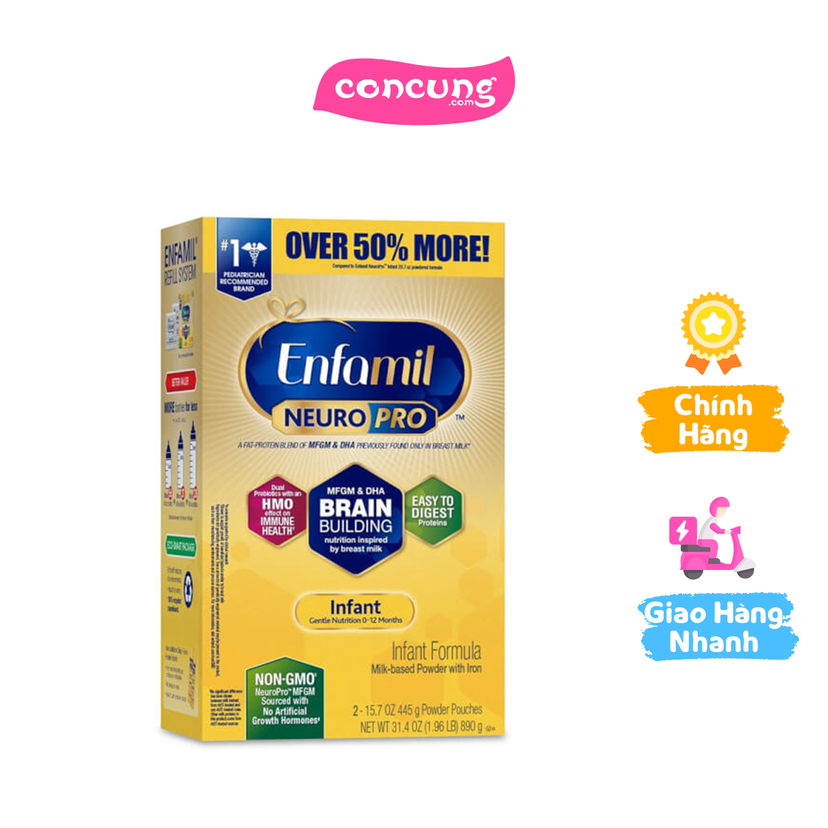Enfamil neuropro infant formula, 0 - 12 tháng, 890g
