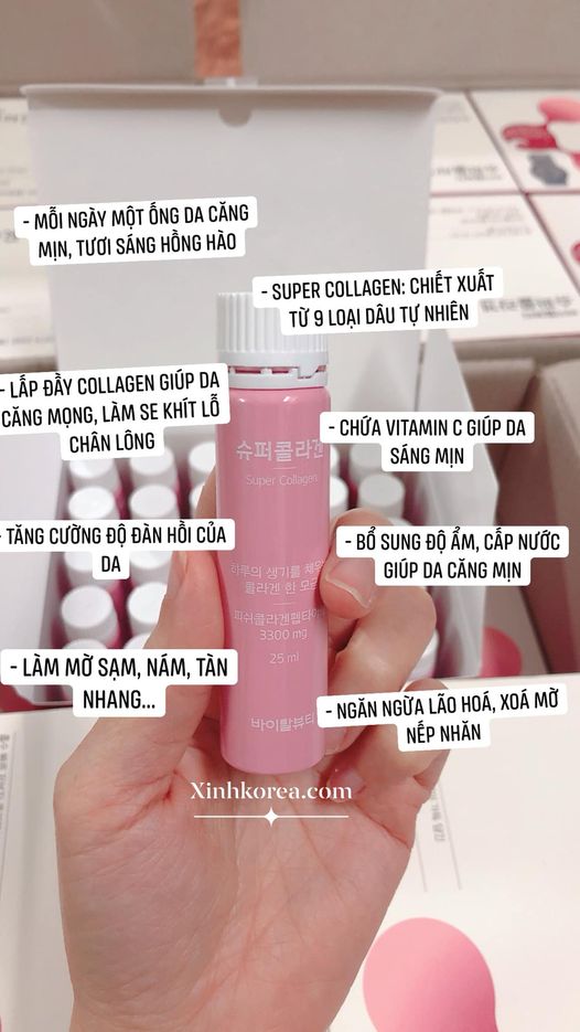 Collagen VB Hàn Quốc hộp 30 ống