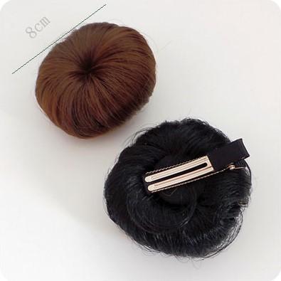 Tóc búi natra trẻ em, màu [nâu đỏ 2/33] tóc giả trẻ em