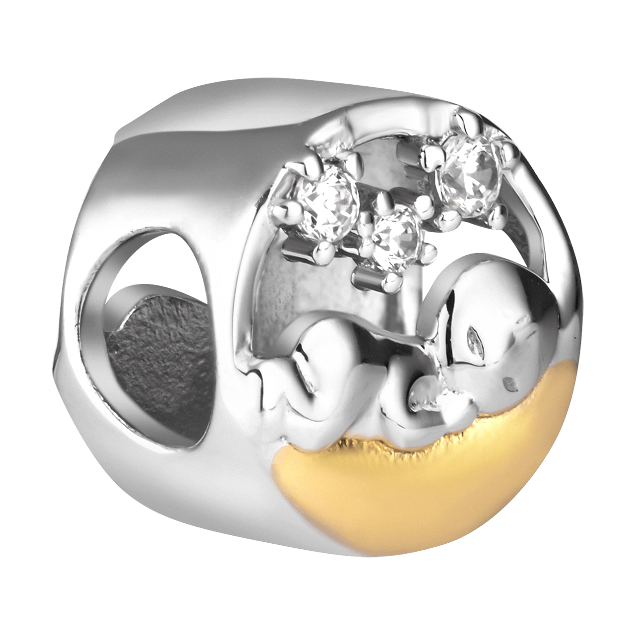 HẠT CHARM XỎ DIY PNJSILVER HÌNH EM BÉ NGỦ 00XML060000