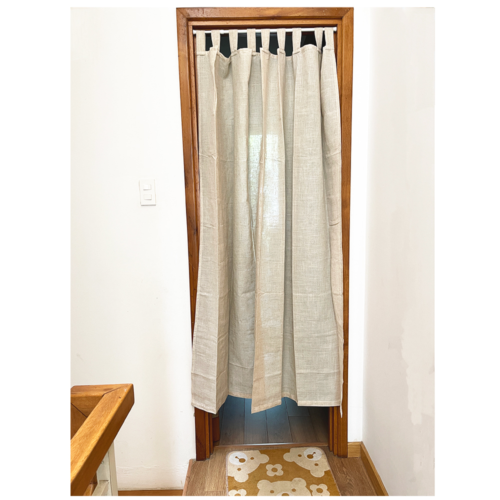 Rèm cửa linen phong cách mộc Vintage