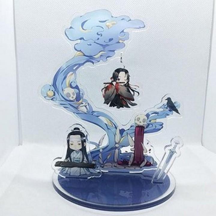 Standee Ma đạo tổ sư khói xanh mô hình Ma đạo tổ sư Lam Vong Cơ Ngụy Vô Tiện phim trần tình lệnh Tiêu Chiến Vương Nhất Bác