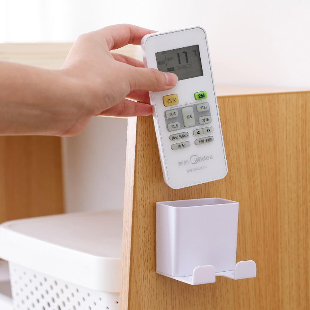 [HCM]Kệ để remote kiêm giá đỡ điện thoại dán tường