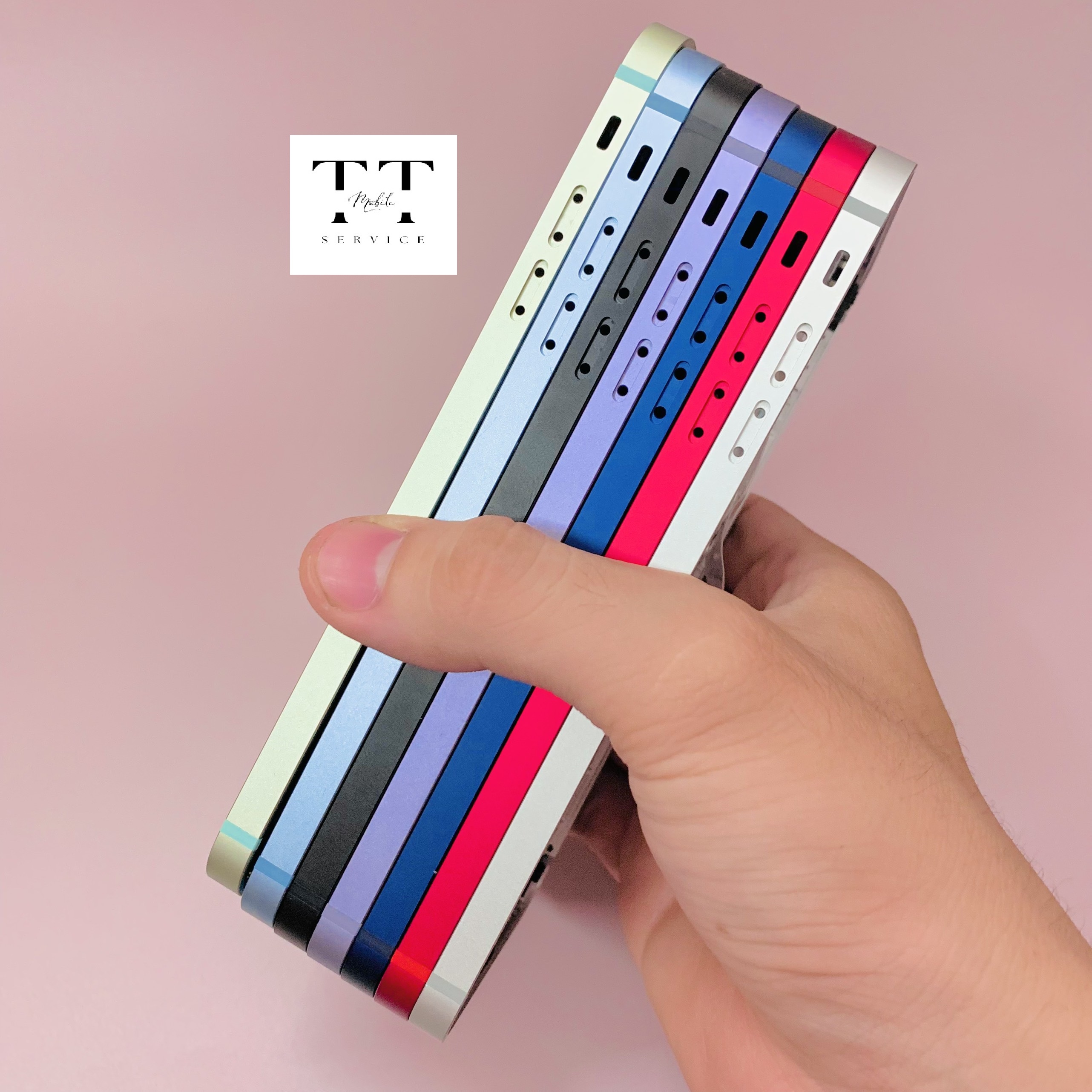 Vỏ viền vuông dành cho ip 7plus độ lên 8plus đủ màu cực đẹp
