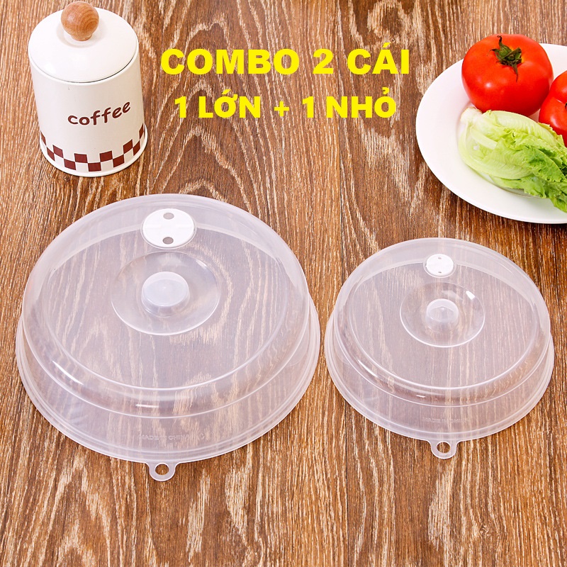 [HCM][GỒM 3 MÀU] Nắp Đậy Đĩa Thức Ăn Đậy Thực Phẩm Đa Năng -SOHANEI FAM - Chất Liệu Nhựa PP An Toàn Cho Sức Khỏe, Có Thể Cho Vào Lò Vi Sóng, Giúp Đậy Kín Thức Ăn, Giữ Độ Tươi Ngon, Chống Ruồi, Bụi, Côn Trùng