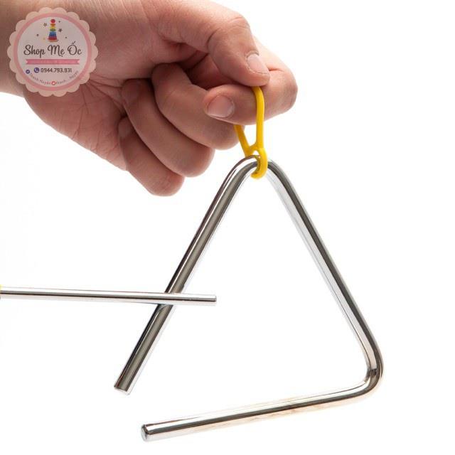 Kẻng tam giác, nhạc cụ gõ cho bé, nhạc cụ TRIANGLE (góc âm nhạc)