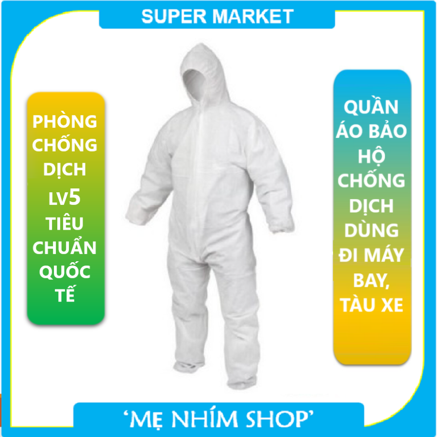 Bộ Quần Áo Phòng Chống Dịch, Chống Hóa Chất, Phóng Xạ Raygard LV5 Tiêu Chuẩn Quốc Tế - Hàng Chính Hãng