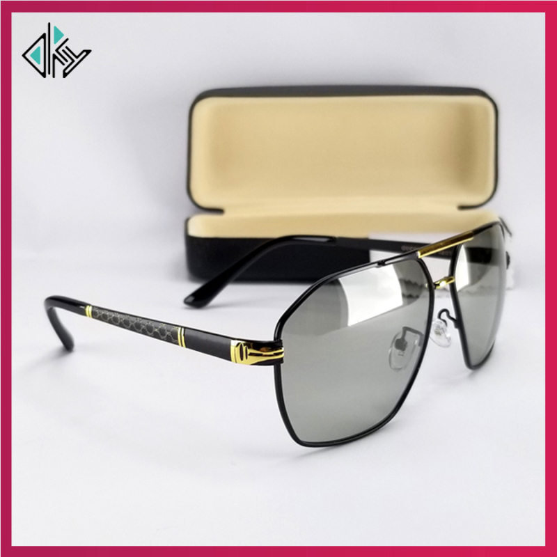 Mua Kính nam đổi màu dùng cả ngày và đêm - Video test đổi màu và UV400 - Mắt kính không viền, chống nắng, form ôm mặt - Bảo hành 12 tháng - Sunglasses for men