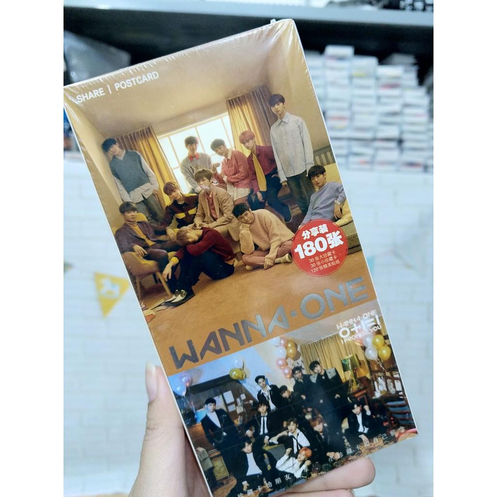 Postcard WANNA ONE (30 Postcard + 30 Lomo + 120 Hình Dán)